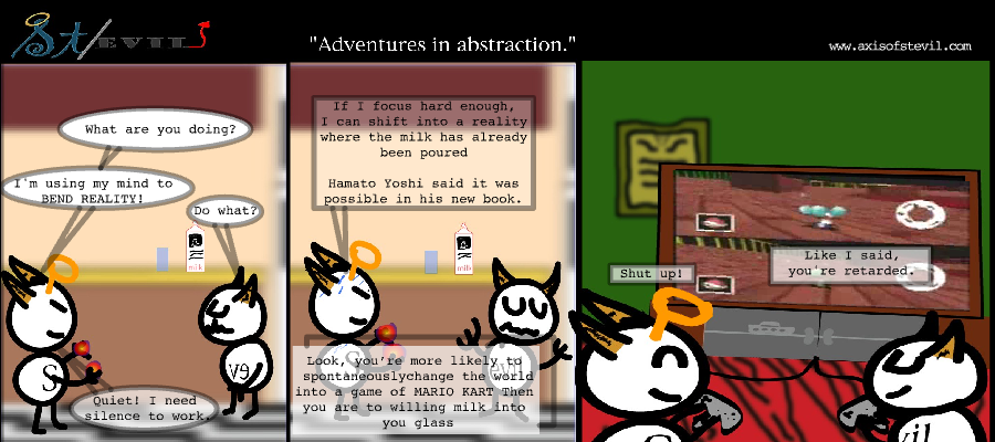 Adventures in abstraction, a Flash movie