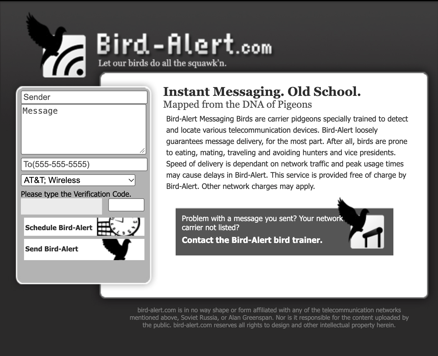 birdalert-website